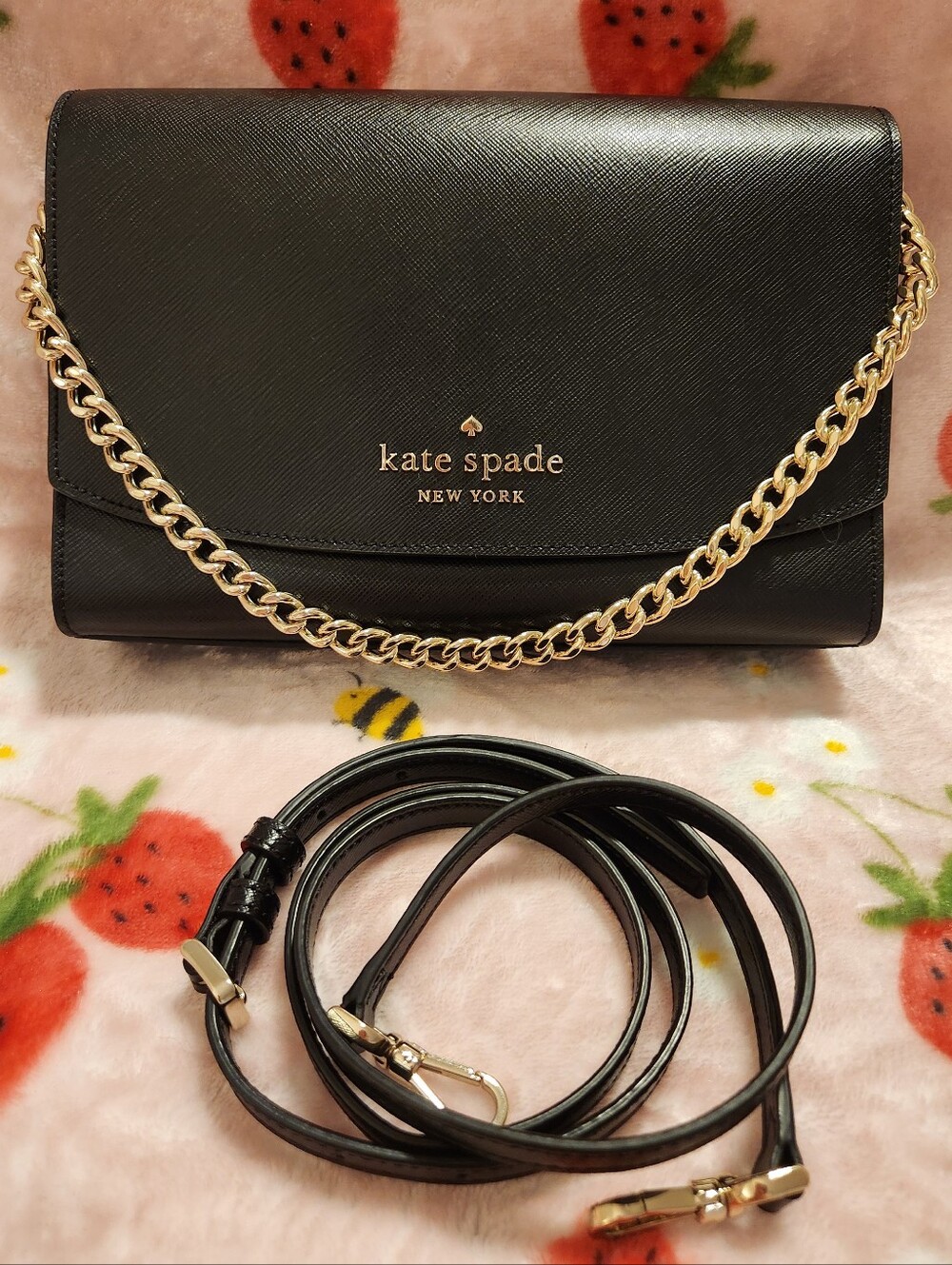 kate spade Madison Willow Crossbody with Gold Chain